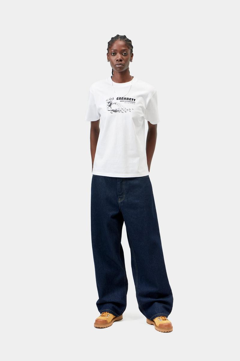 Carhartt S/S Bumper Sticker T-Shirt - White