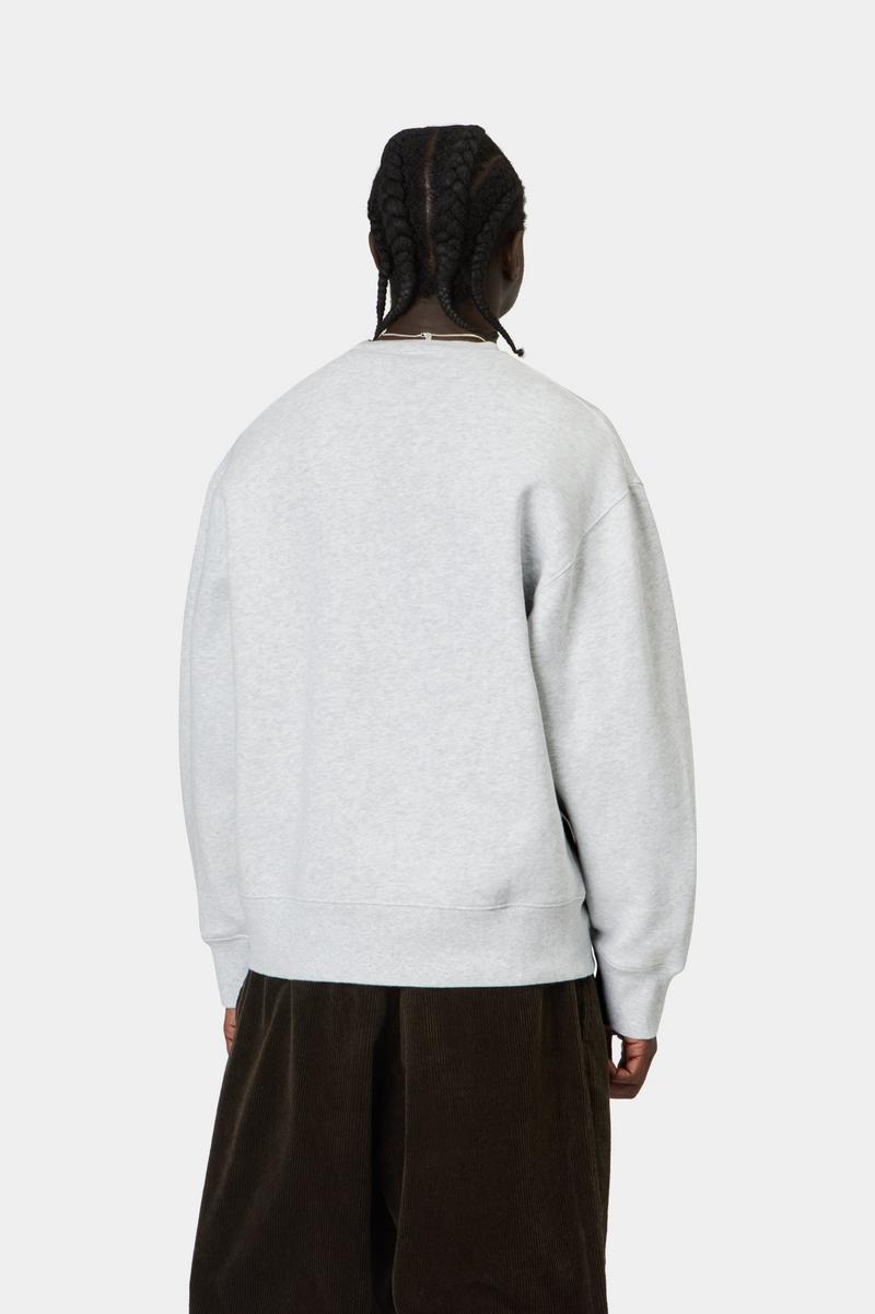 Carhartt 1989 Winners Sweatshirt - Ash Heather, Heavy stone wash