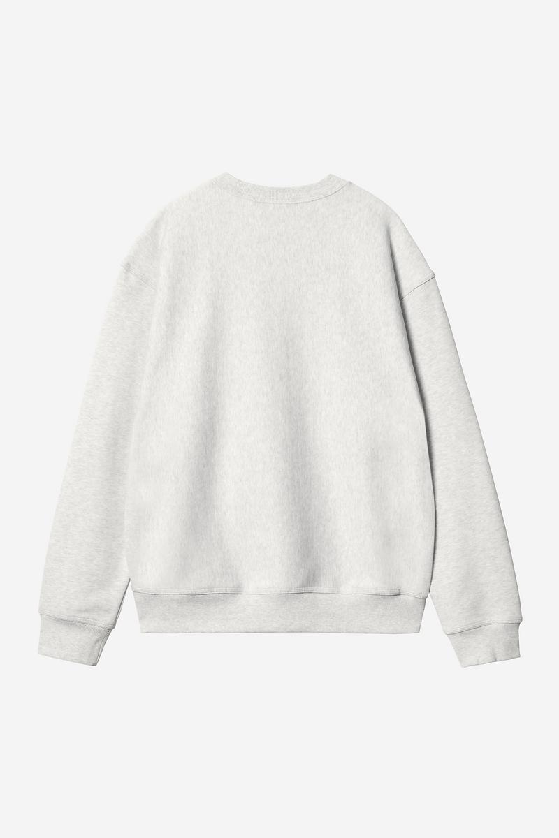 Carhartt WIP Label Sweatshirt - Ash Heather