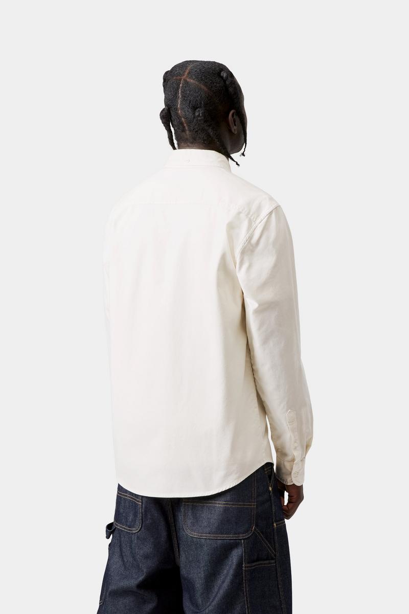Carhartt L/S Bolton Shirt - Wax, Garment dyed