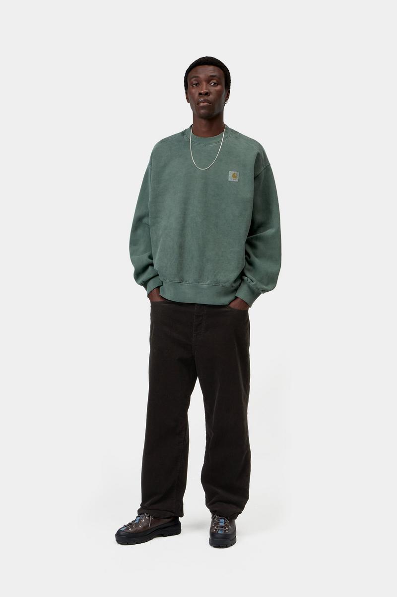 Carhartt Vista Sweatshirt - Dark Scarab, Garment dyed