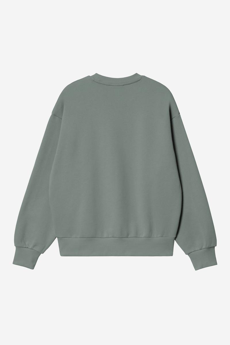 Carhartt Casey Sweatshirt - Velvet Green / Silver