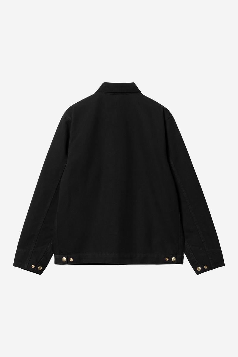 Carhartt Detroit Jacket (Summer) - Black / Black, Rinsed