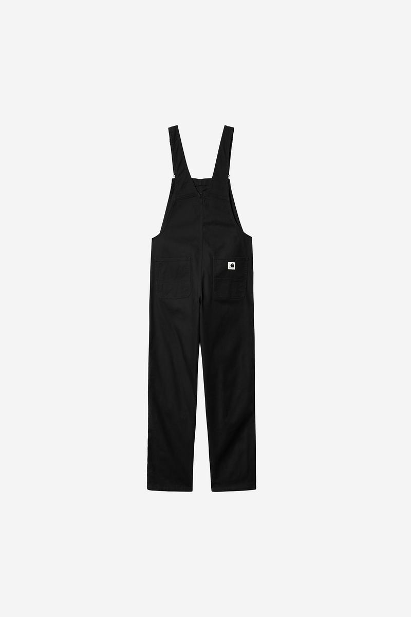 Carhartt Bib Overall Straight - Black, Rinsed