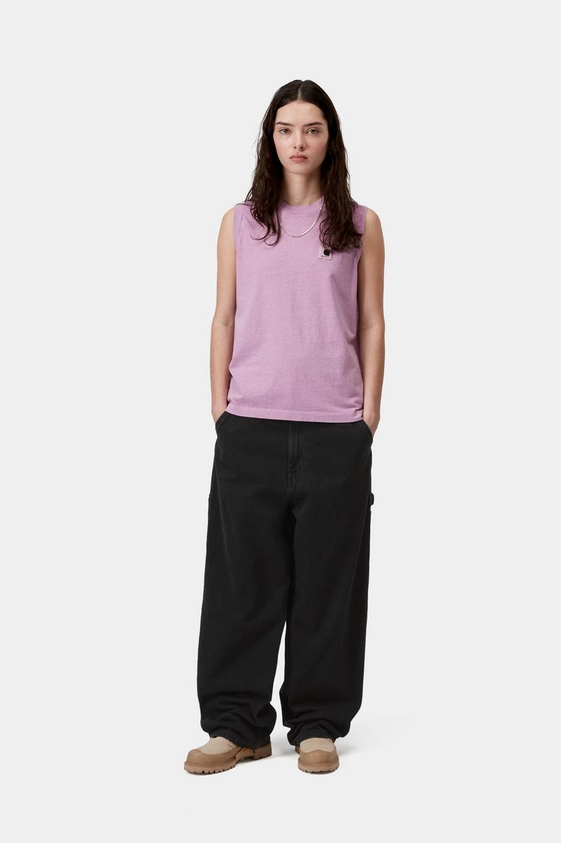 Carhartt Brandon Single Knee Pant - Black, Stone washed