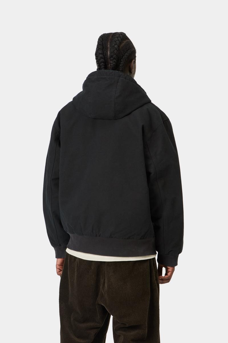 Carhartt OG Active Jacket - Black, Stone canvas