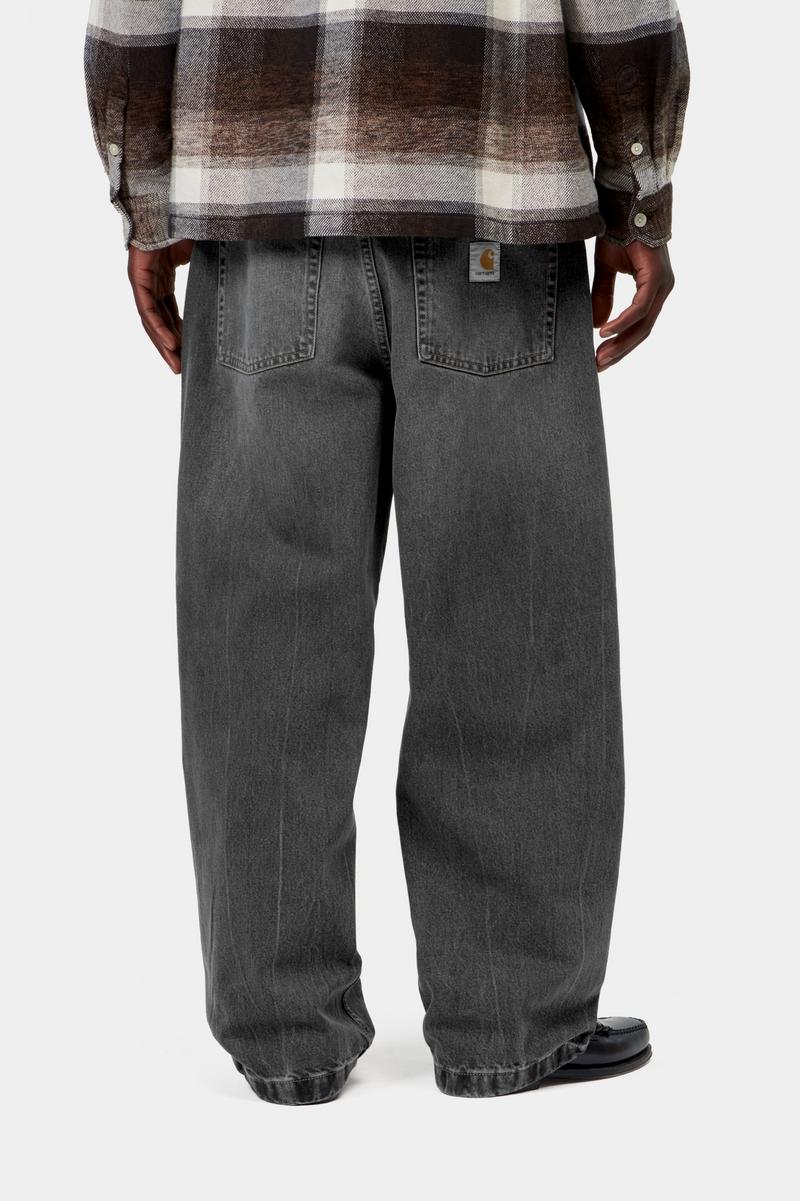 Carhartt Brandon Pant - Black, Marble used wash