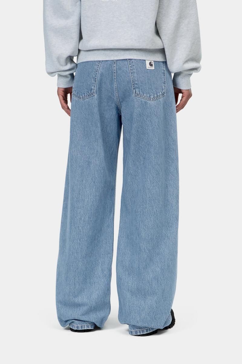 Carhartt Jane Pant - Blue, Heavy stone wash