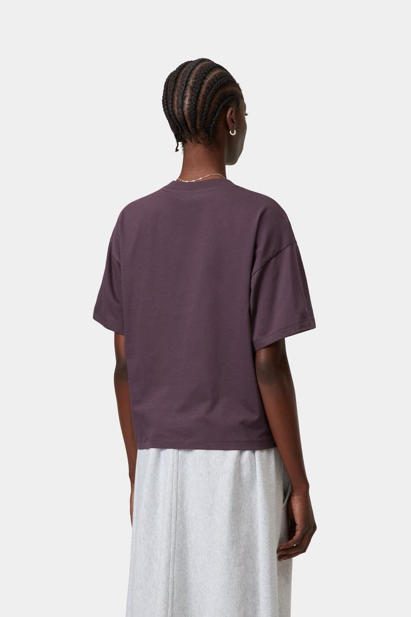 Carhartt S/S Cloud Heart T-Shirt - Cozy Purple