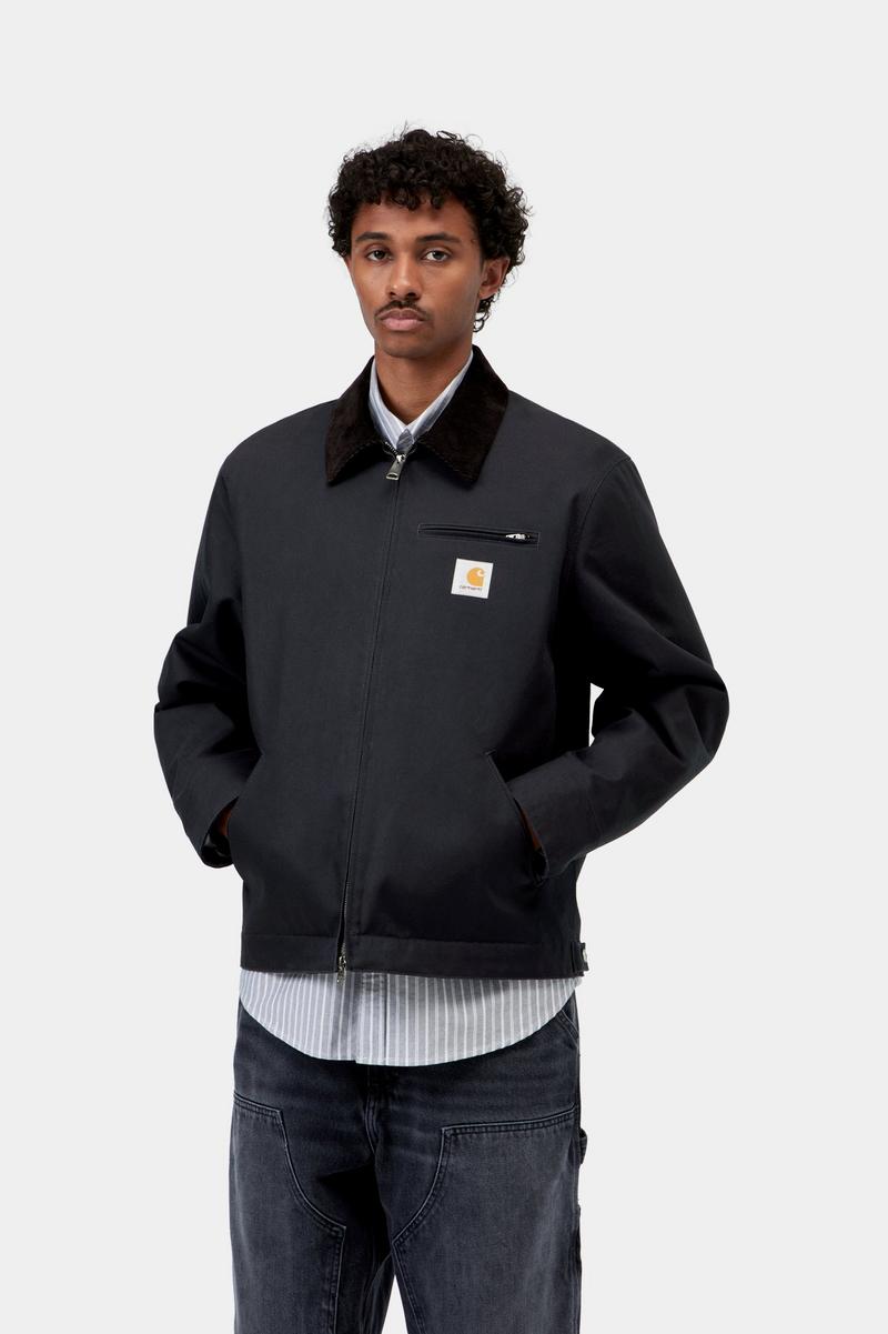 Carhartt Detroit Jacket (Winter) - Dark Navy / Black, Rigid