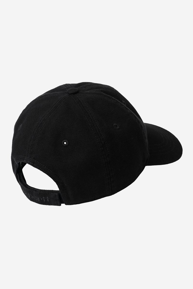 Carhartt Selby Canvas Cap - Black, Stone washed