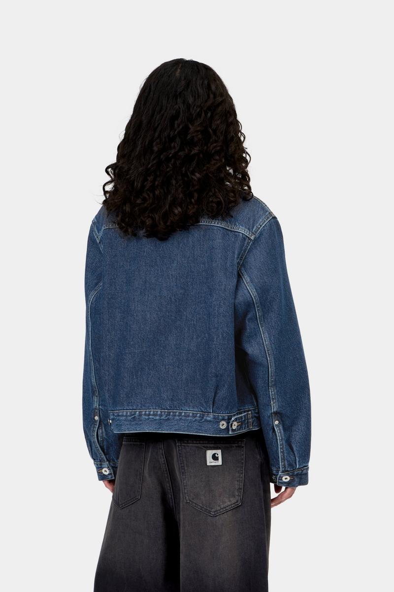 Carhartt Belmar Jacket - Blue, Stone washed