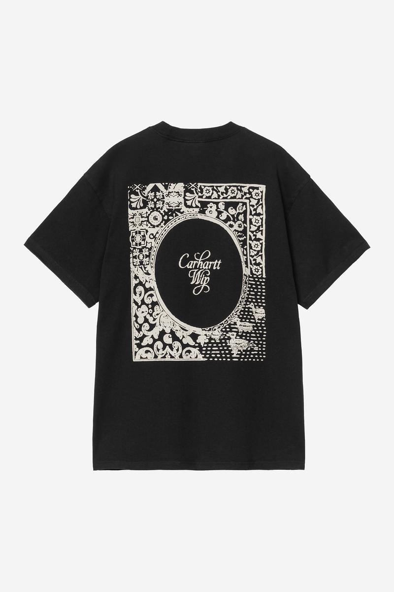 Carhartt S/S Vestige T-Shirt - Black, Stone washed