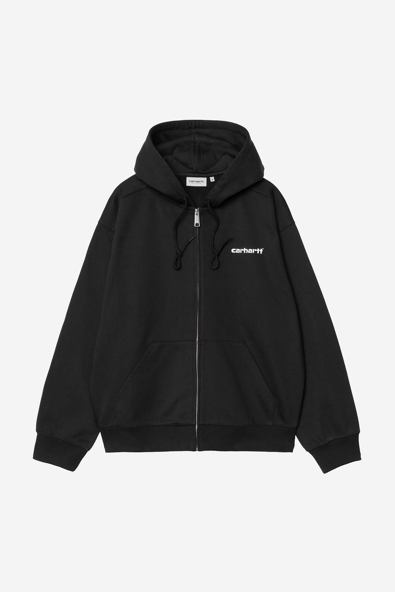 Carhartt Hooded Archive Lines Jacket - Black