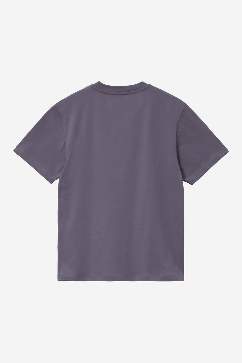 Carhartt S/S Script Embroidery T-Shirt - Shady Purple / Dark Navy