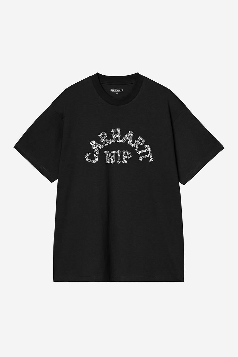 Carhartt S/S Ribbon Script T-Shirt - Black