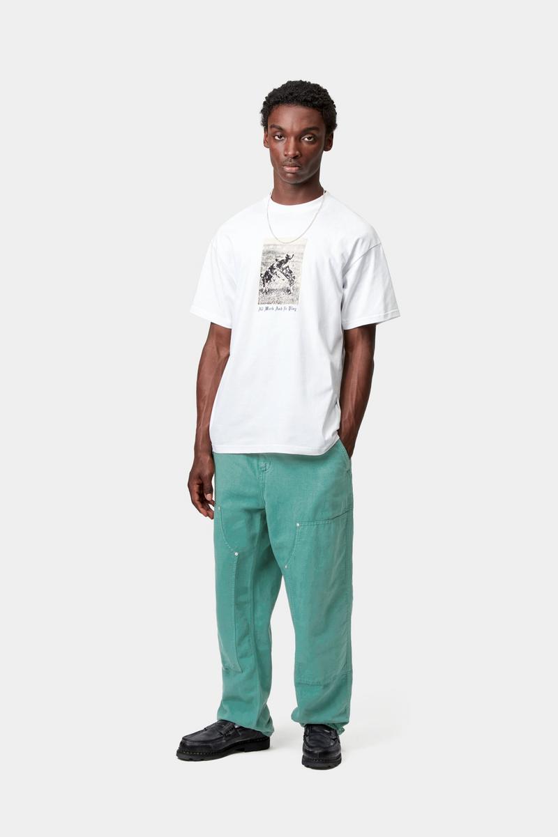 Carhartt Walter Double Knee Pant - Saguaro, Garment dyed