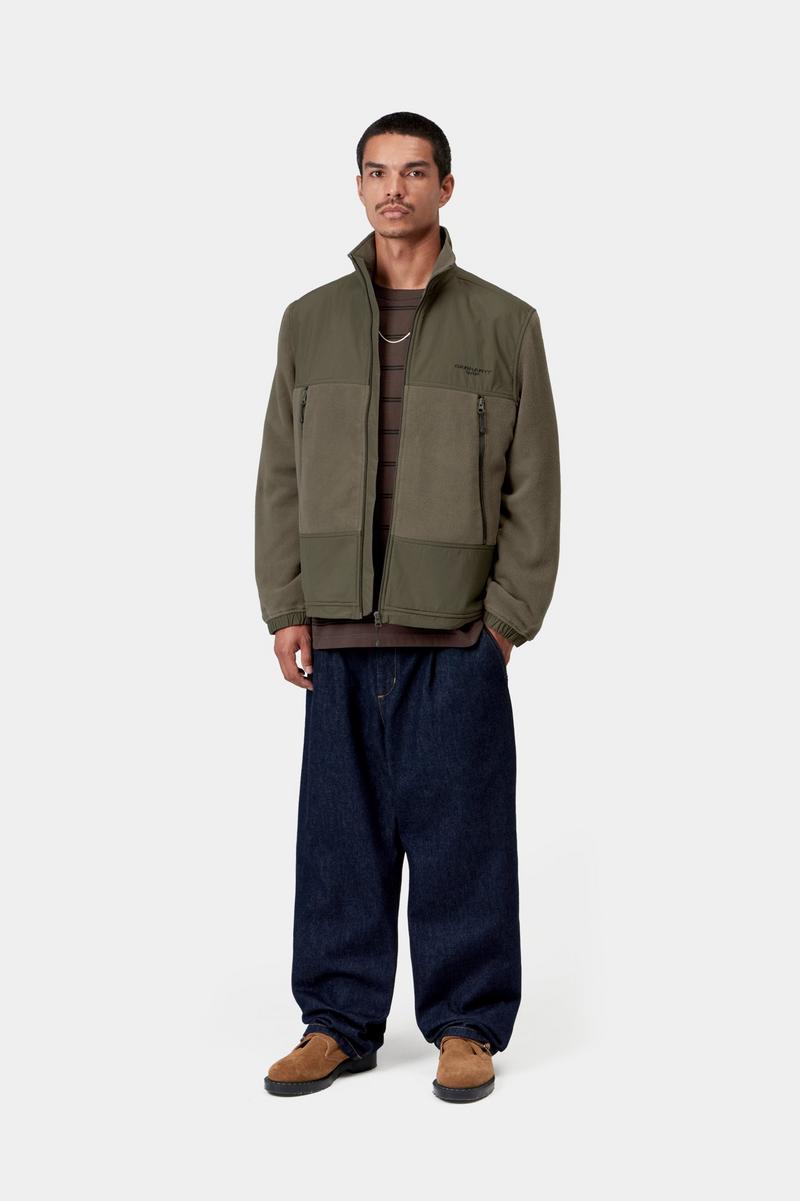 Carhartt Edmore Sweat Jacket - Cypress / Black
