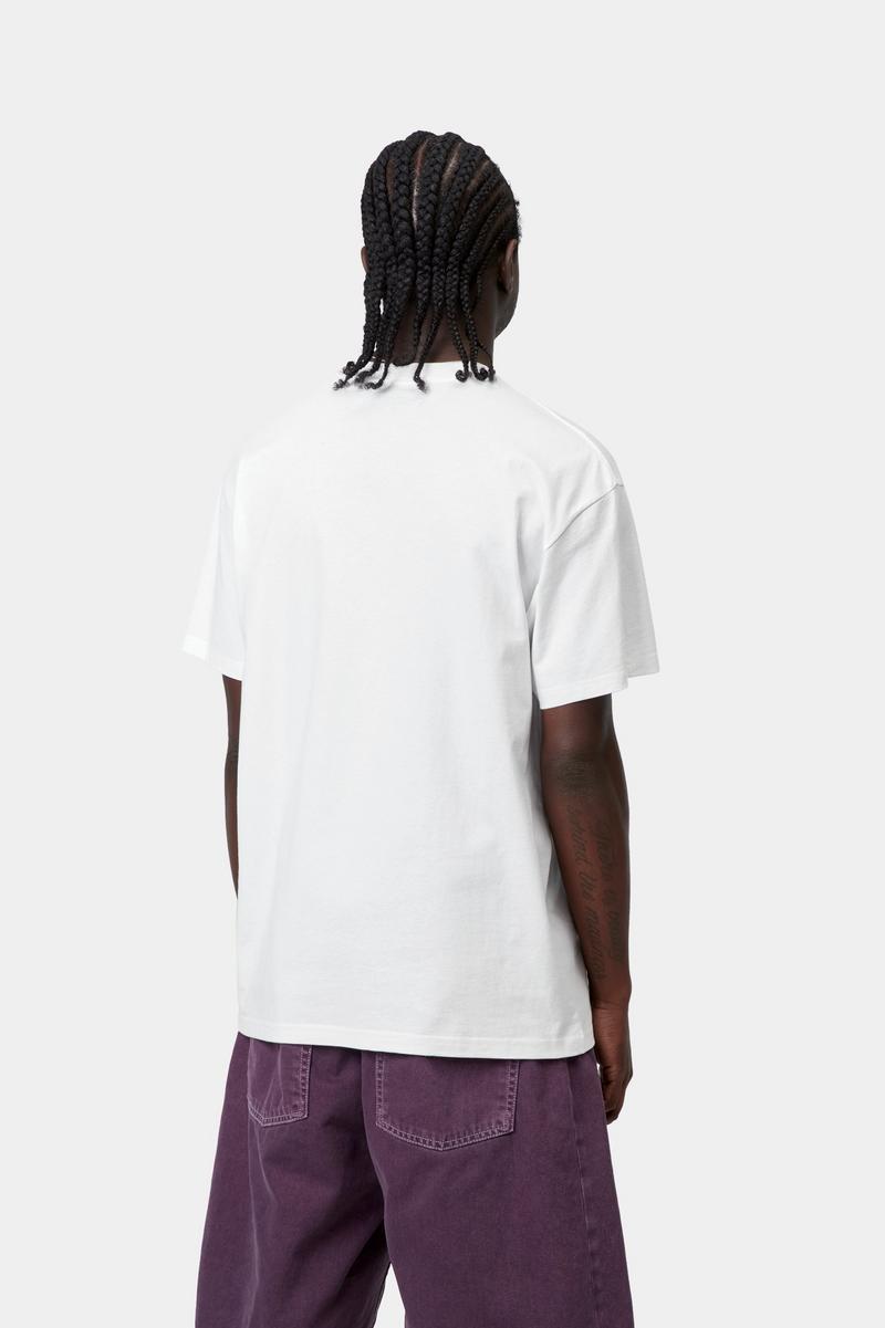 Carhartt S/S Longhand Pocket T-Shirt - White / Black