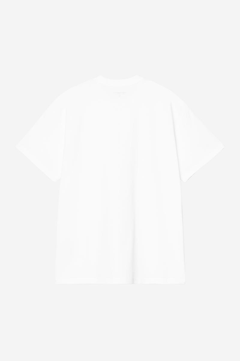Carhartt S/S Longhand Pocket T-Shirt - White / Black