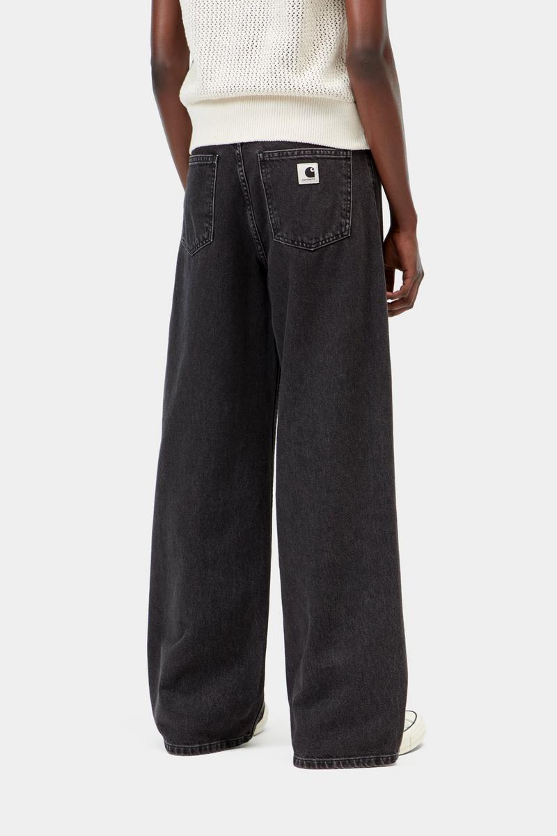 Carhartt Jane Pant - Black, Heavy stone wash
