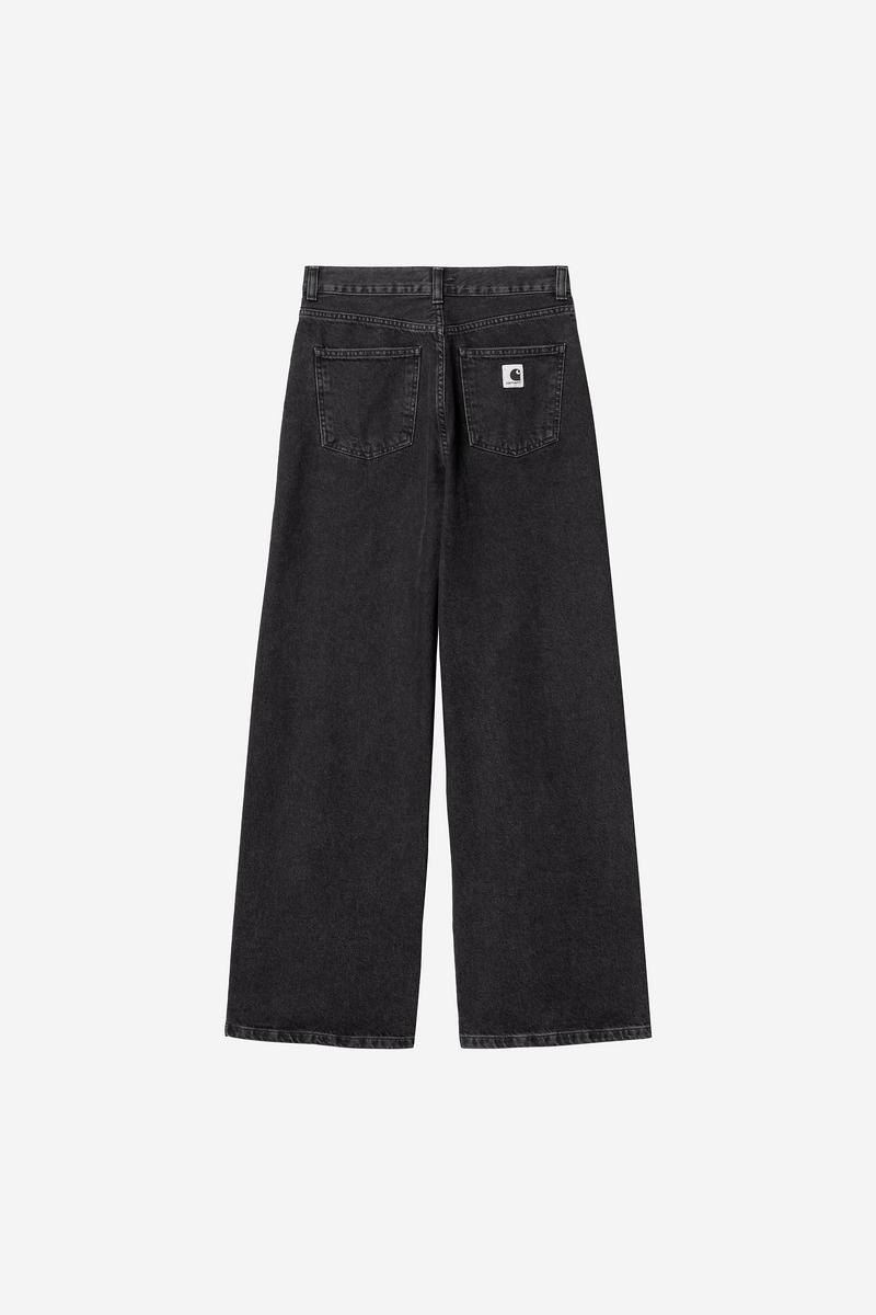 Carhartt Jane Pant - Black, Heavy stone wash