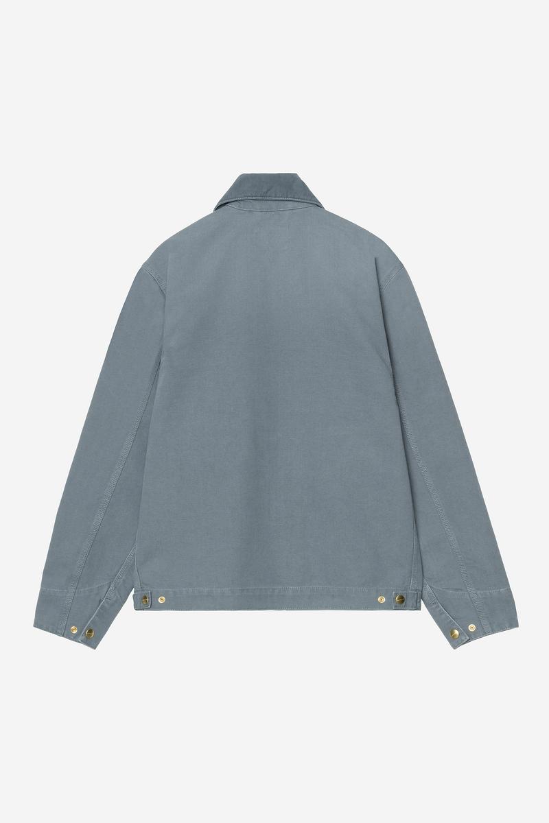 Carhartt Detroit Jacket - Cozy Blue / Cozy Blue, Stone canvas