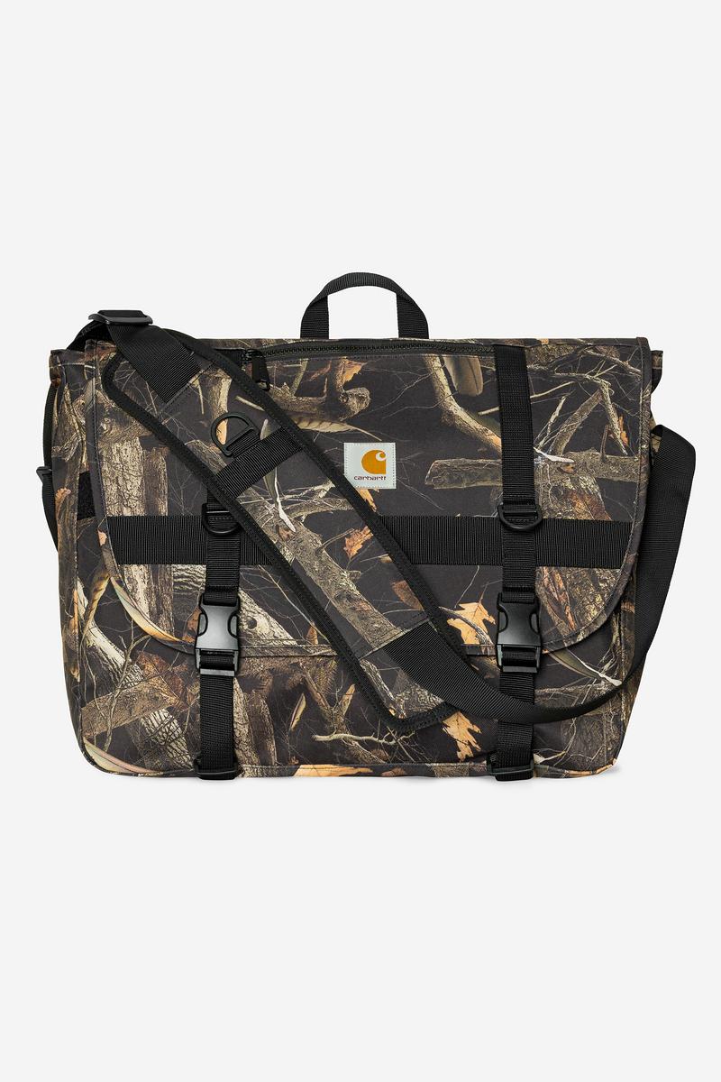 Carhartt Jake Messenger Bag - Camo Feather Tree, Black