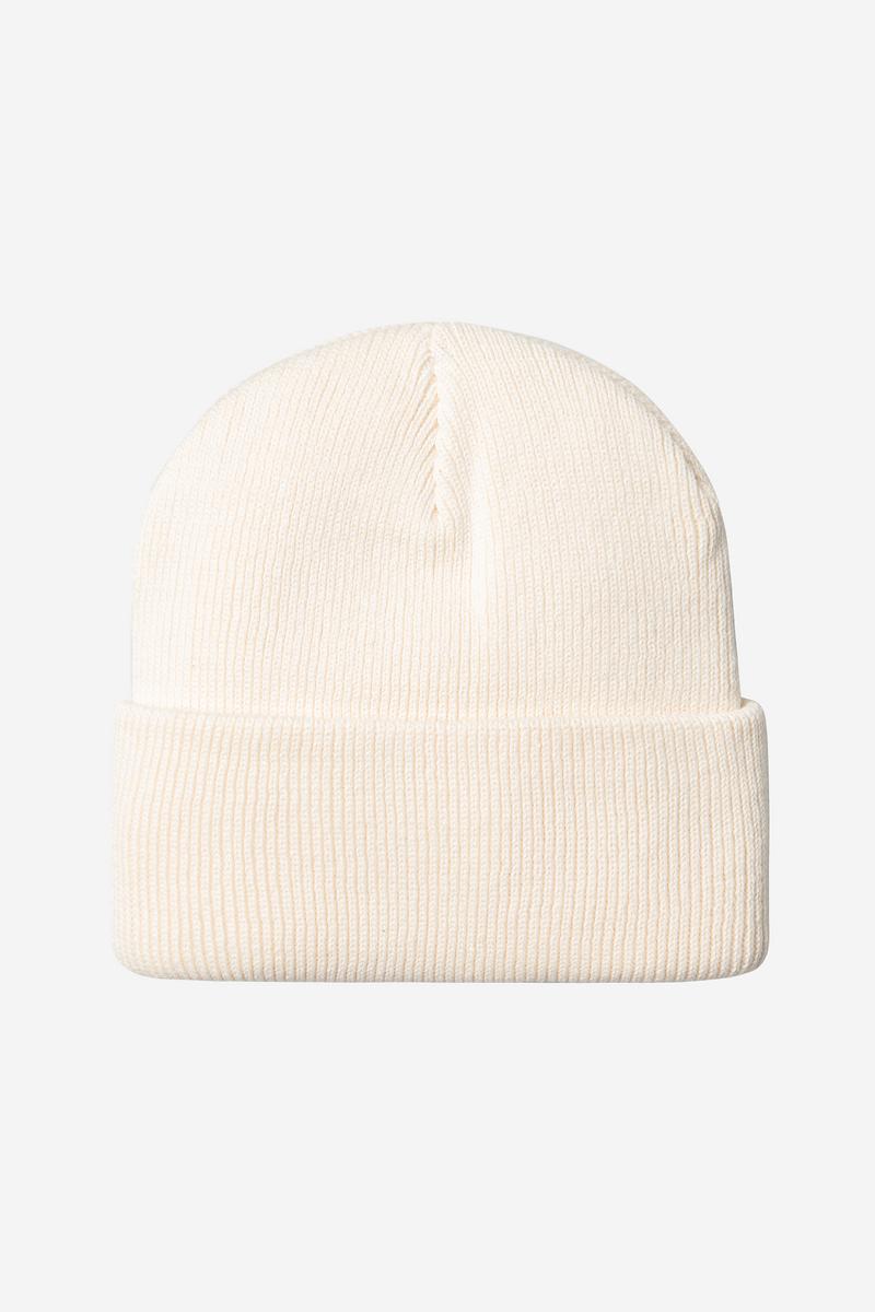Carhartt Arch Script Beanie - Natural / Dark Navy
