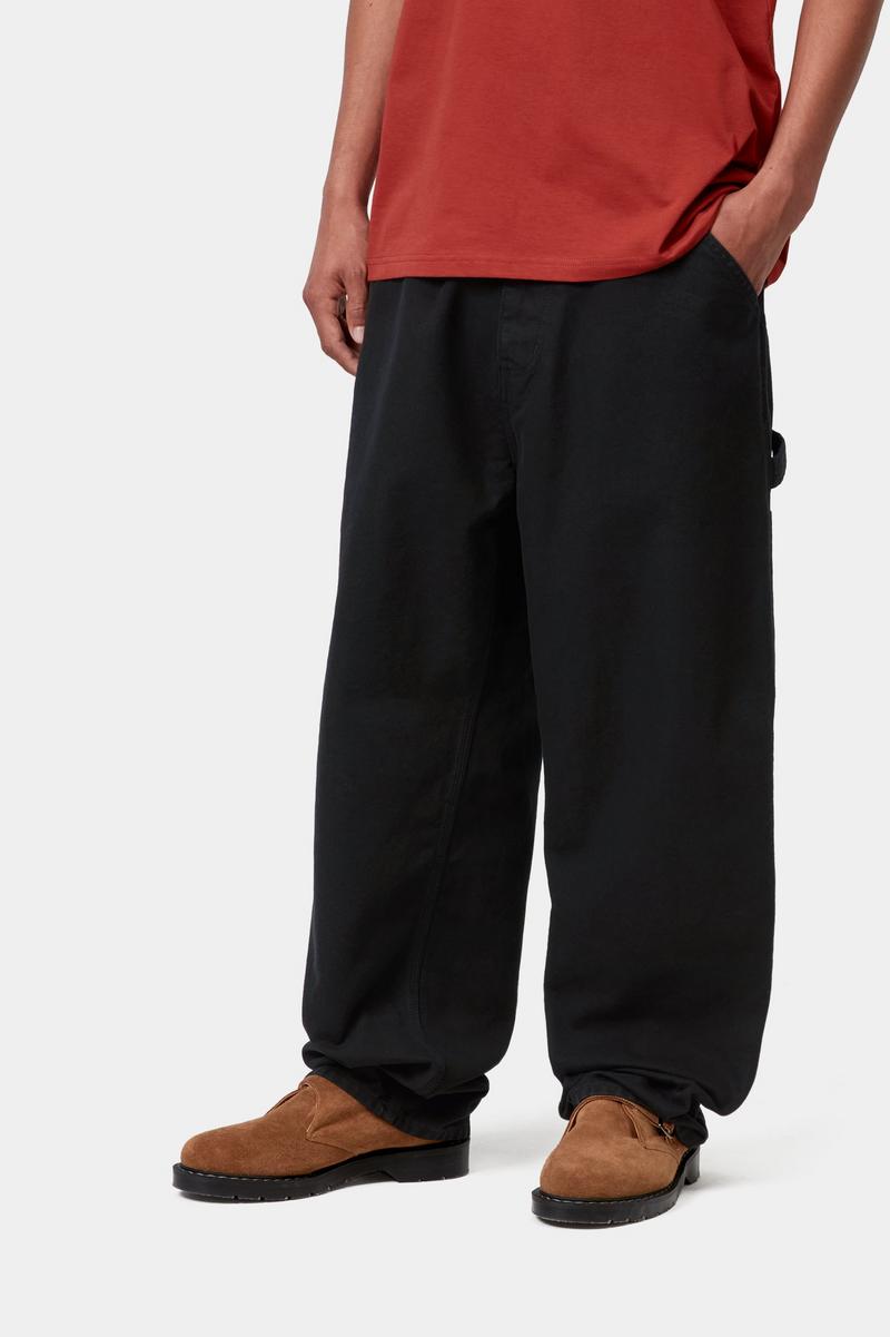 Carhartt OG Single Knee Pant - Black, Stone washed