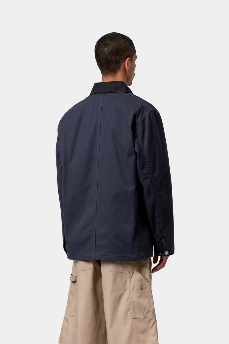 Carhartt OG Chore Coat - Deep Night / Black, Rinsed