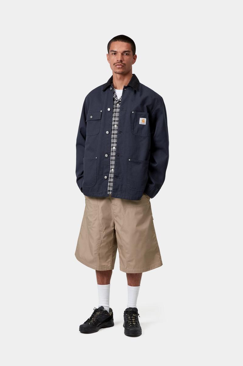 Carhartt OG Chore Coat - Deep Night / Black, Rinsed
