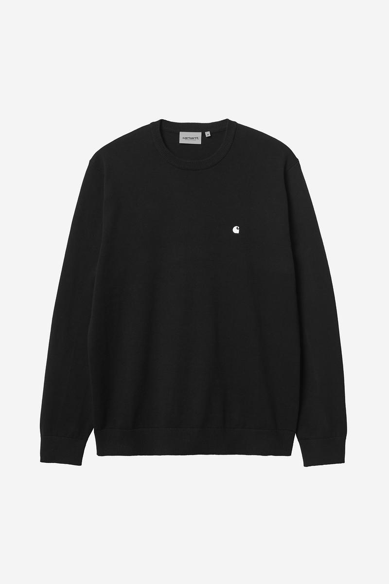 Carhartt Madison Sweater - Black / White