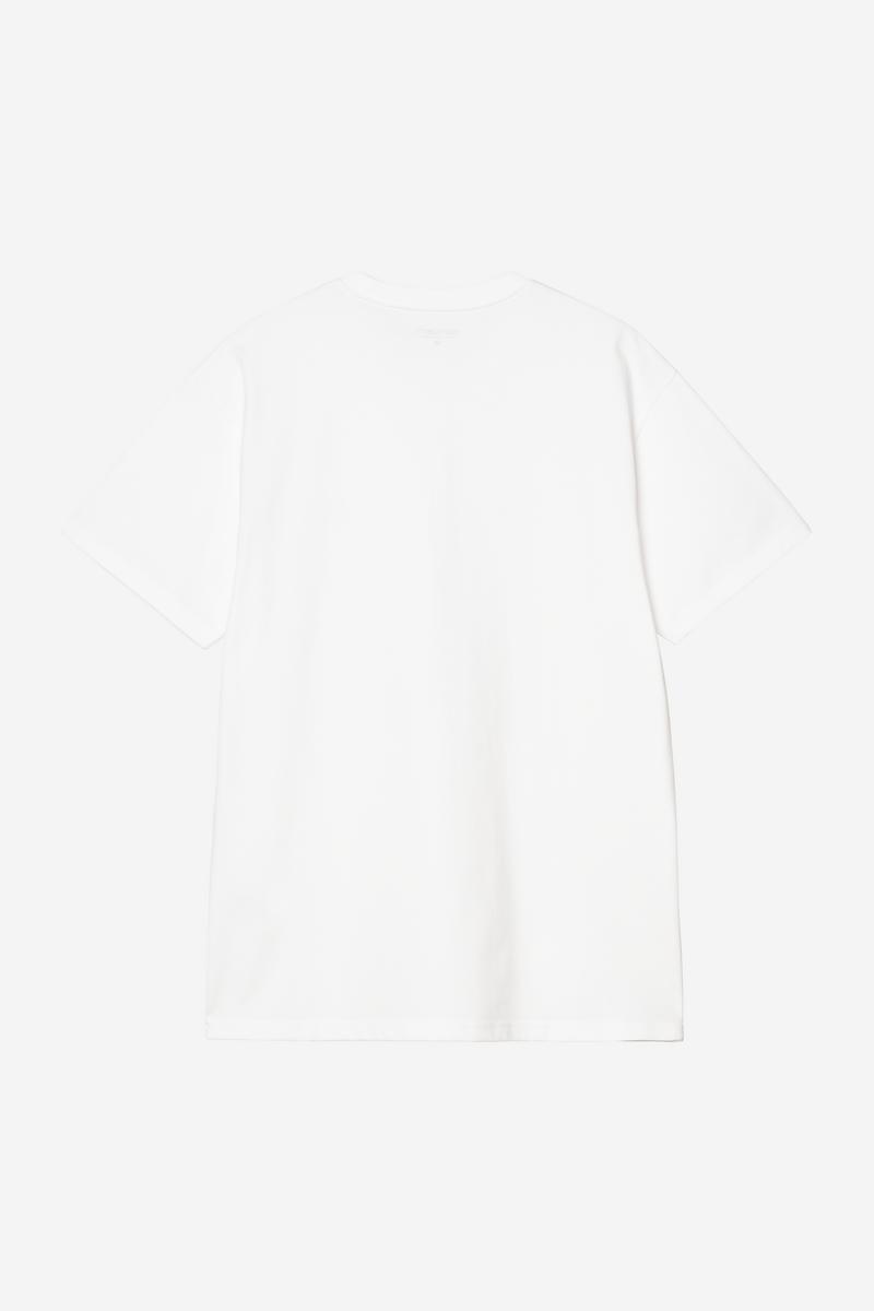 Carhartt S/S Chase T-Shirt - White / Gold
