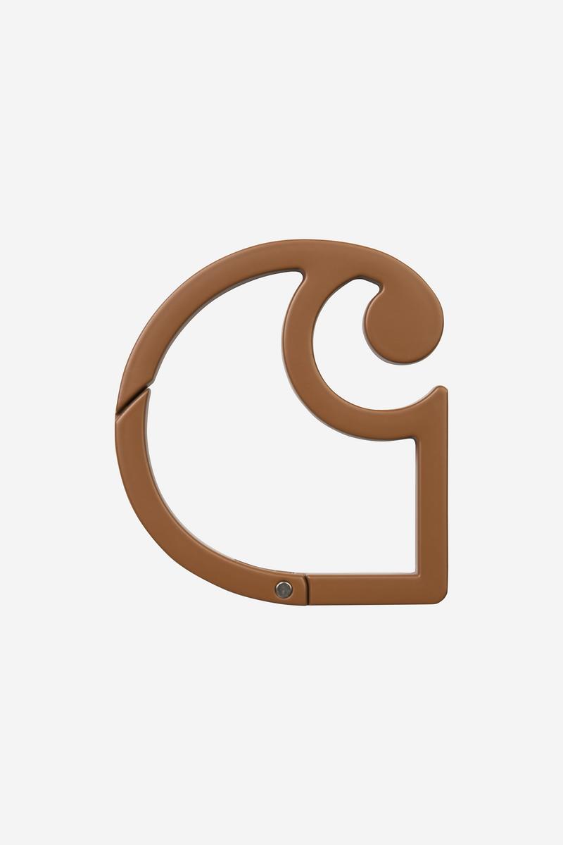 Carhartt C-Logo Carabiner - Brown
