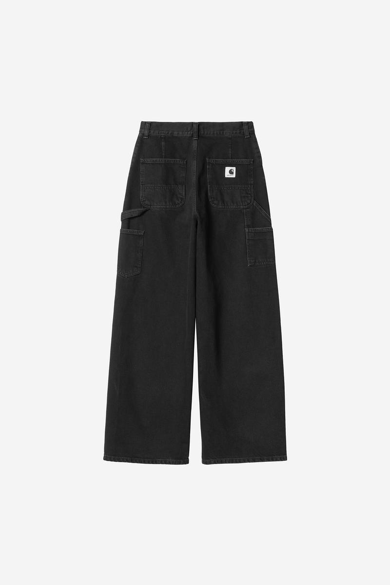 Carhartt Jens Pant - Black, Stone washed