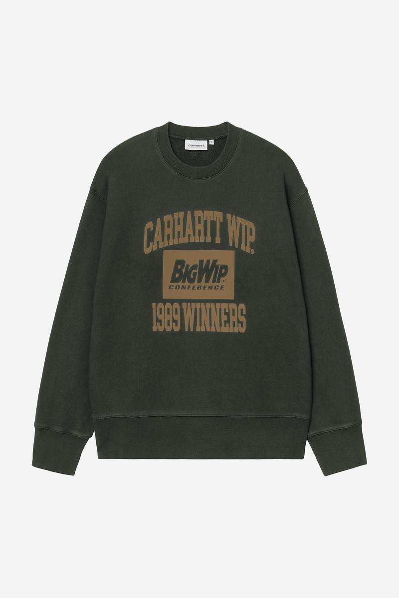 Carhartt 1989 Winners Sweatshirt - Raven, Heavy stone wash