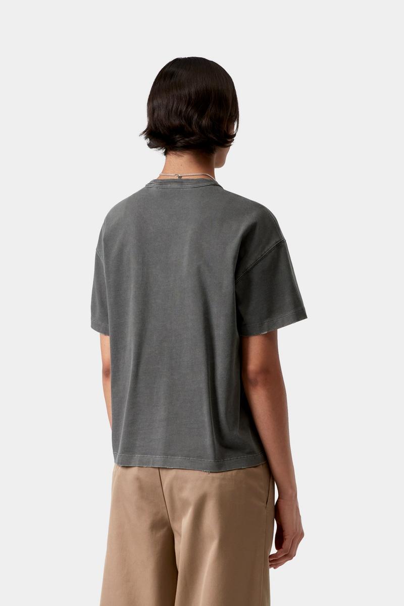 Carhartt S/S Torion T-Shirt - Black, Grind wash