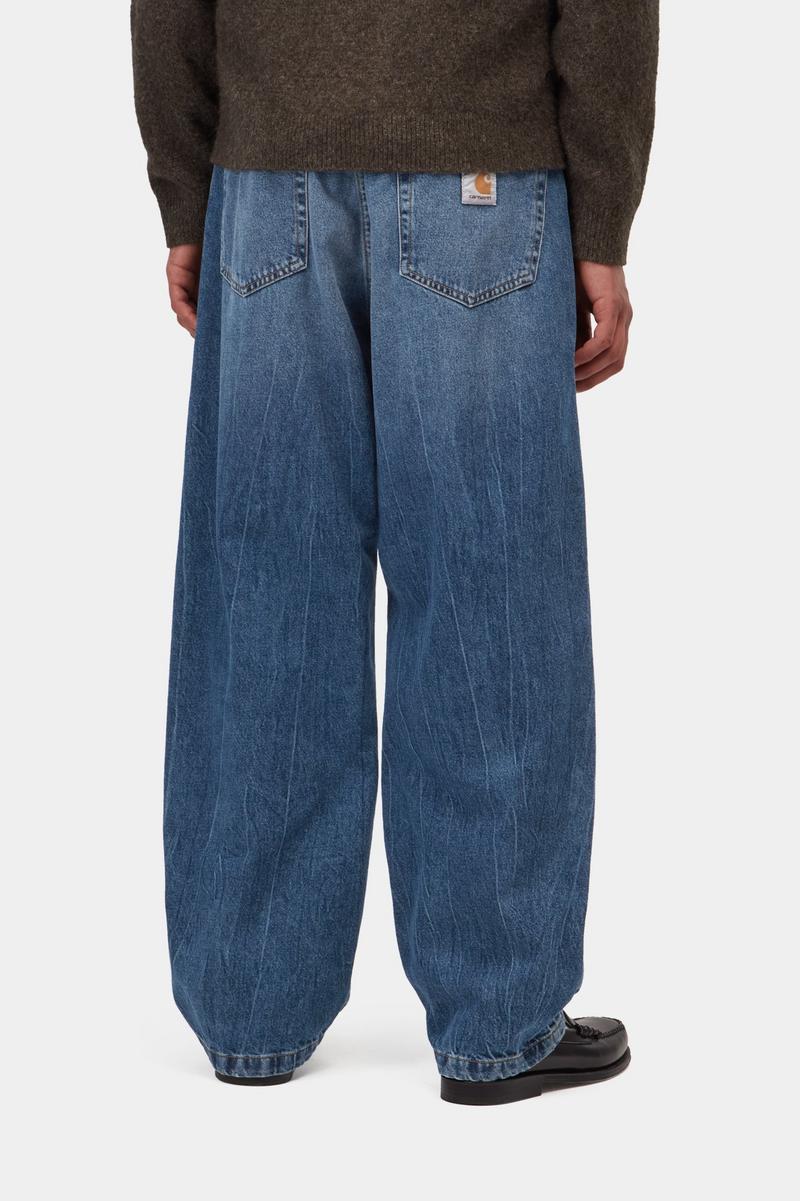 Carhartt Landon Pant - Blue, Marble used wash