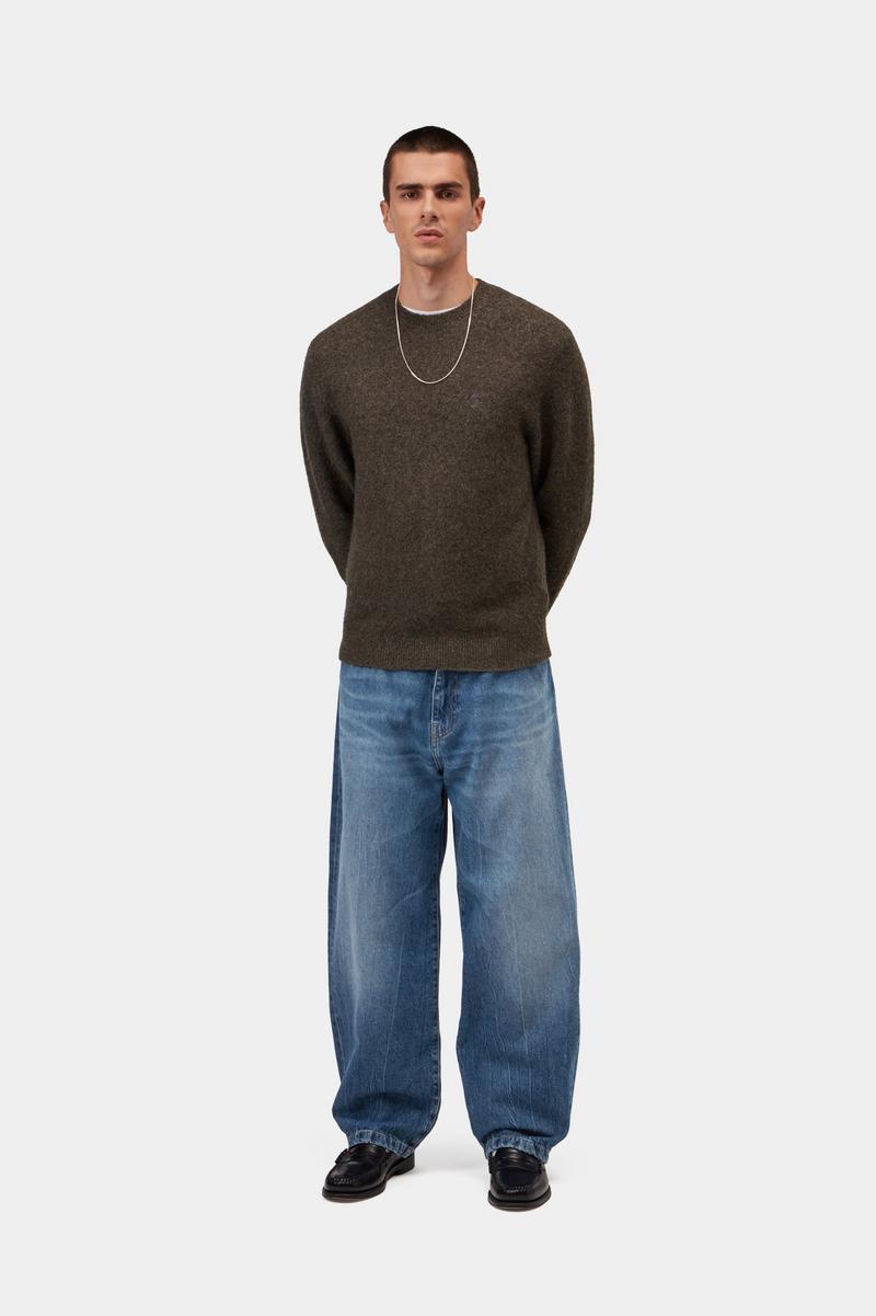 Carhartt Landon Pant - Blue, Marble used wash