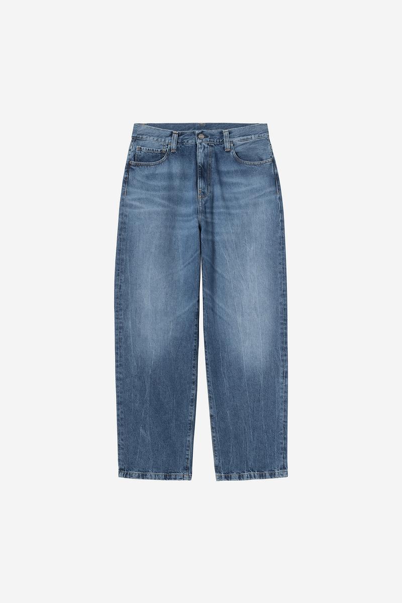 Carhartt Landon Pant - Blue, Marble used wash