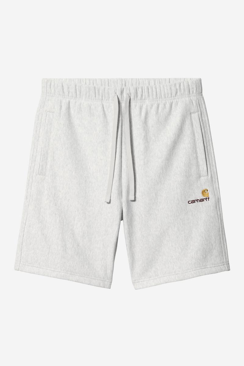 Carhartt American Script Sweat Short - Ash Heather