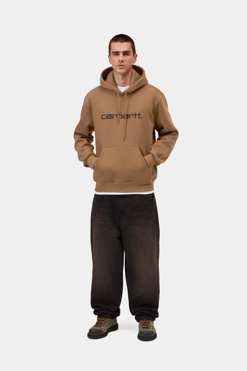 Carhartt Hooded Carhartt Sweatshirt - WIP H Brown / Black