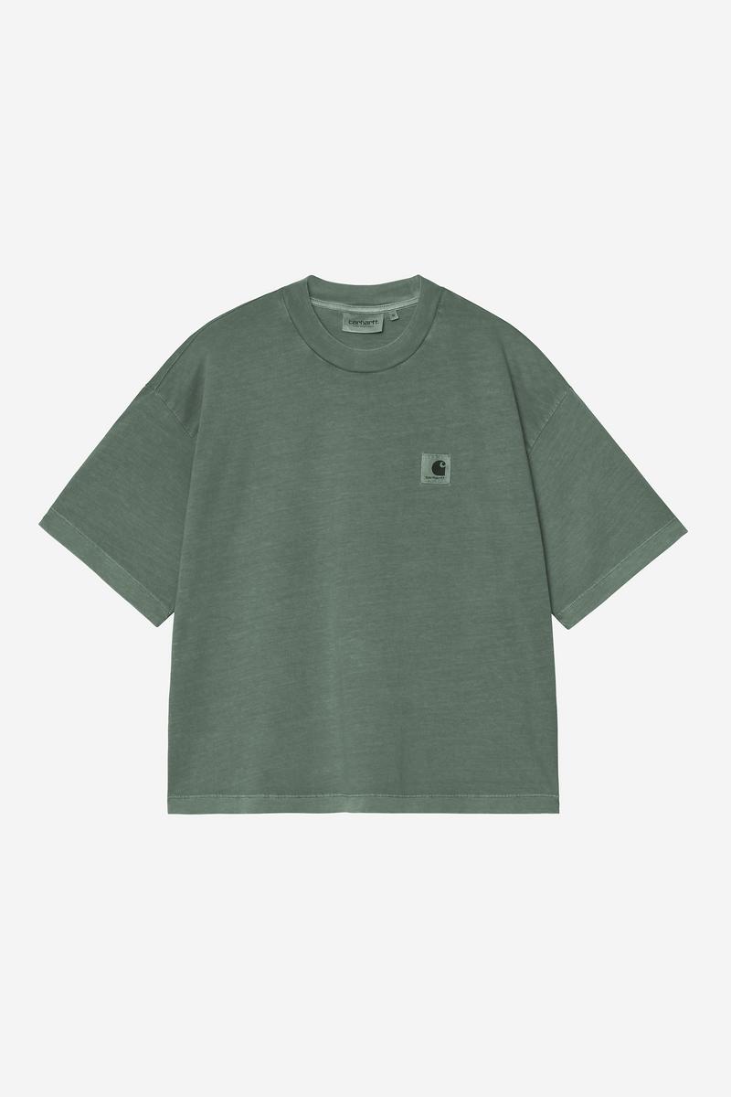 Carhartt S/S Nelson T-Shirt - Dark Scarab, Garment dyed