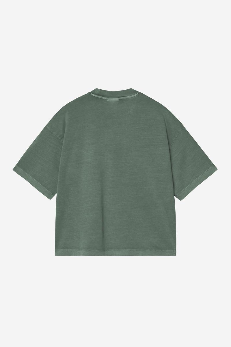 Carhartt S/S Nelson T-Shirt - Dark Scarab, Garment dyed