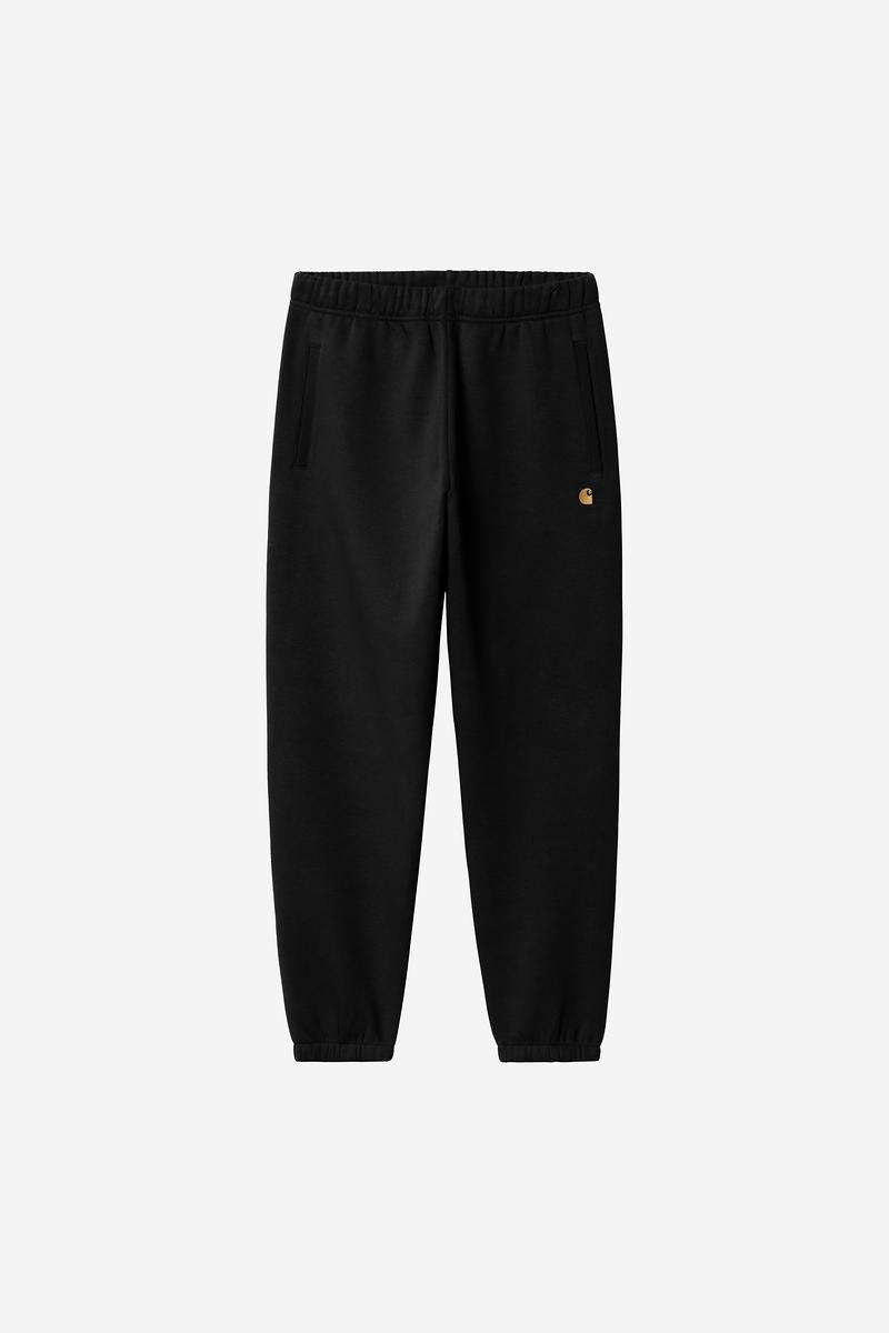 Carhartt Chase Sweat Pant - Black / Gold