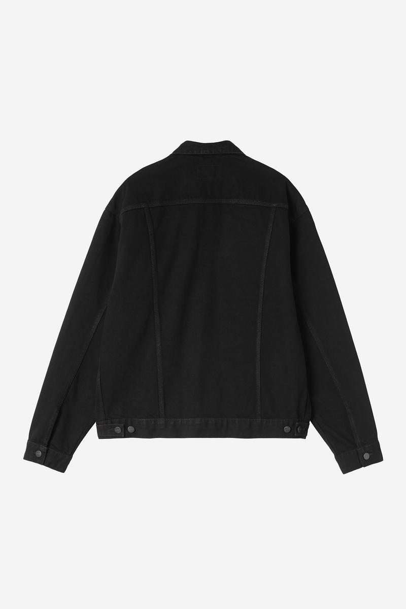 Carhartt Helston Jacket - Black, Rinsed