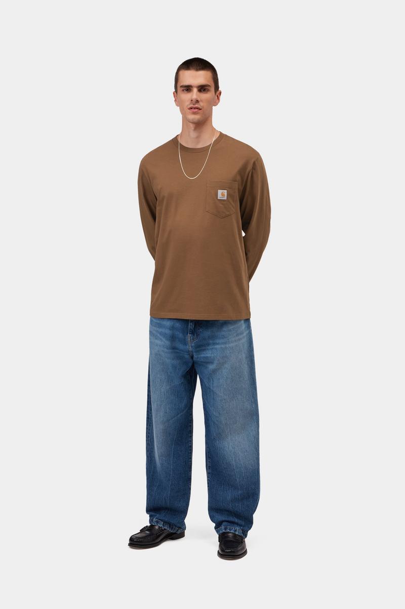 Carhartt L/S Pocket T-Shirt - WIP H Brown