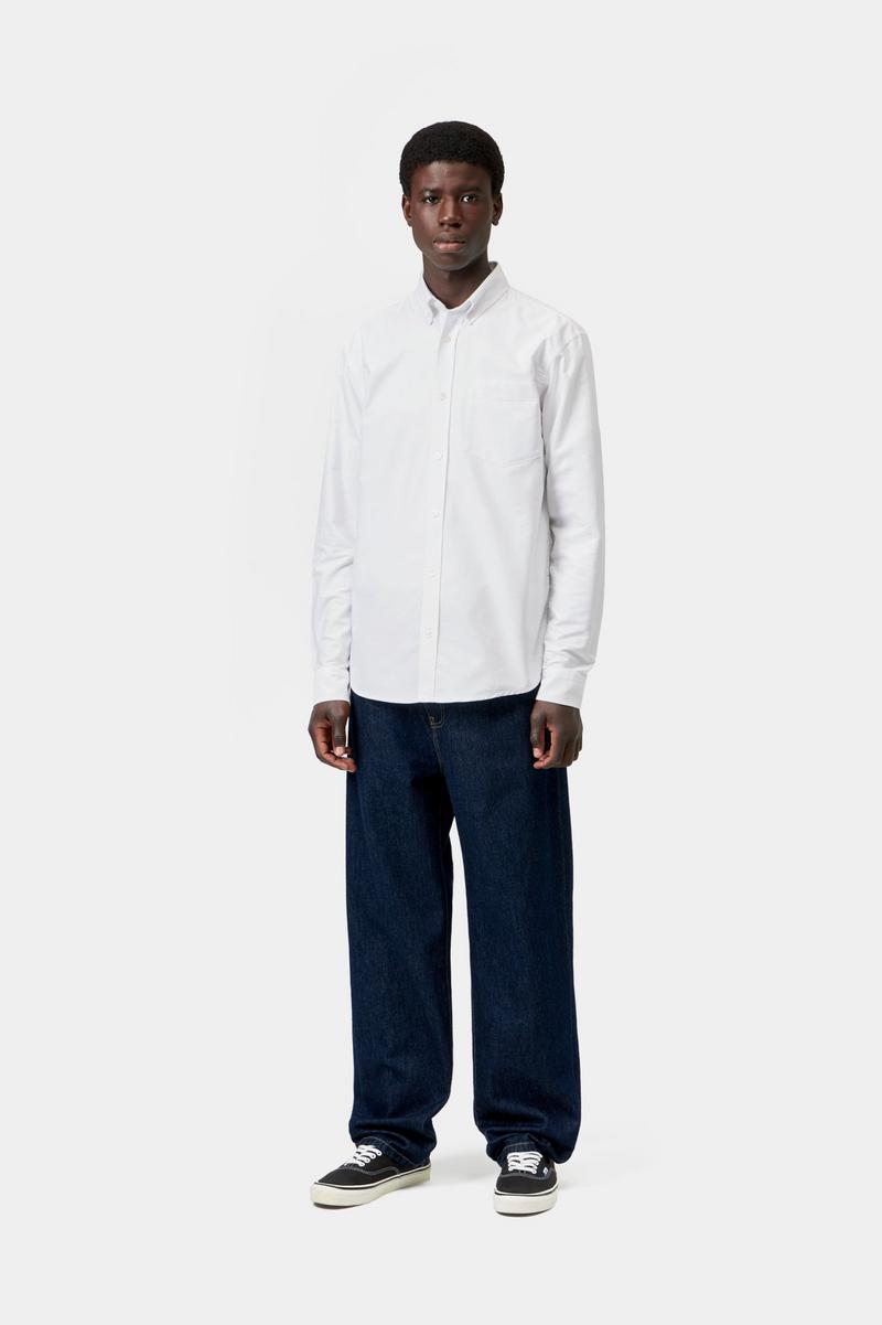 Carhartt L/S C-Logo Shirt - White / White
