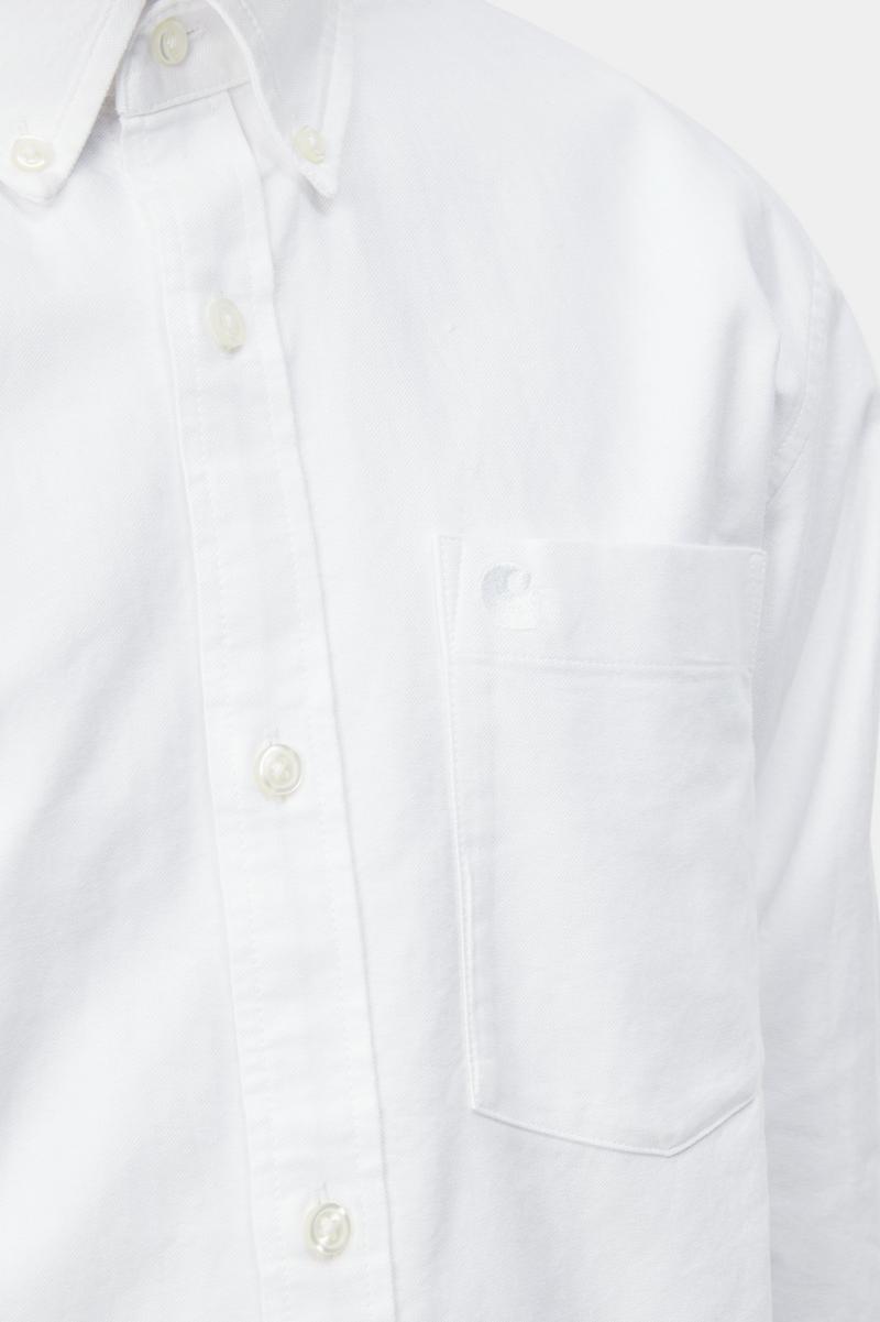Carhartt L/S C-Logo Shirt - White / White